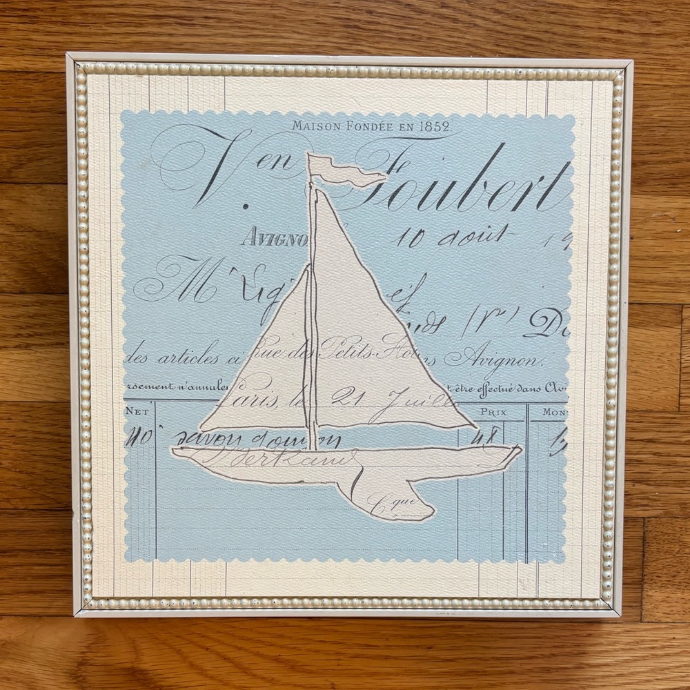 Z Studio Vintage Sailboat Wall Art